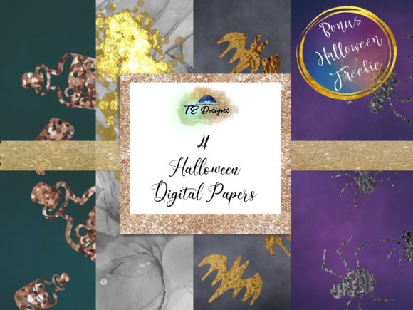 Download Halloween Spooky Digital Papers&nbsp; - Spooky Collection