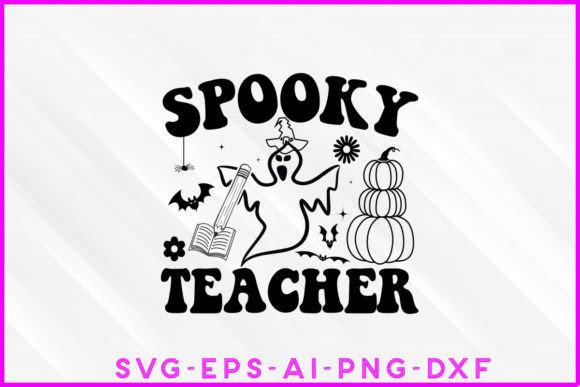 Download Spooky Teacher Halloween Design Tee - Spooky Collection