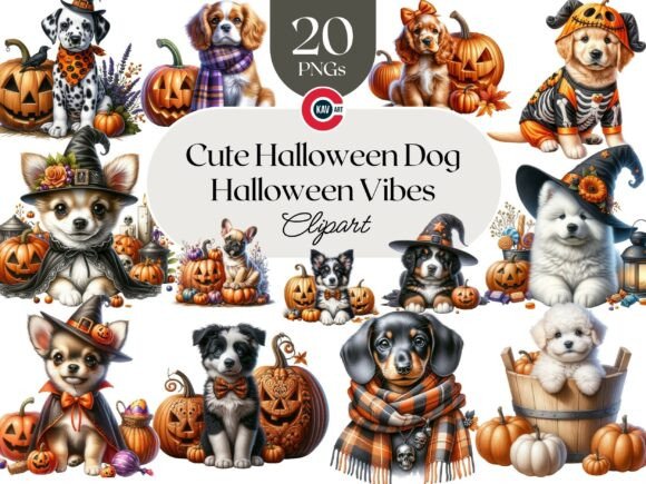 Download Spooky Puppy Dog Halloween Clipart - Spooky Collection