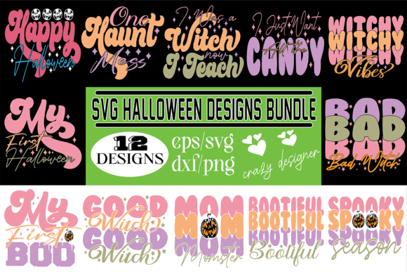 Download Svg Halloween Designs Bundle - Halloween design Collection