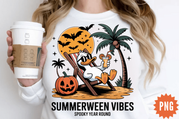 Download Summerween Vibes Spooky Year Round PNG D - Spooky Collection