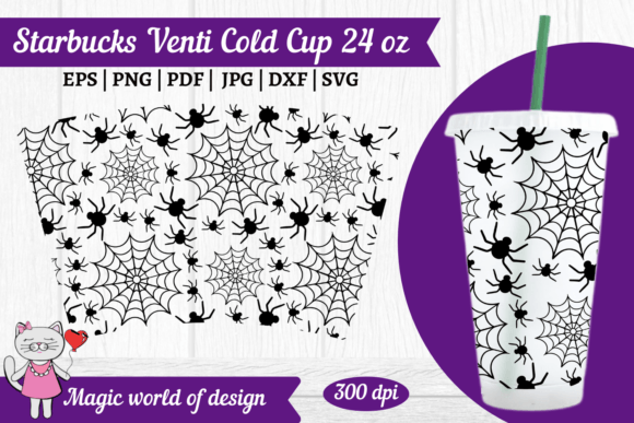Download Halloween Spider Web Tumbler 24 Oz SVG - Premium Resources