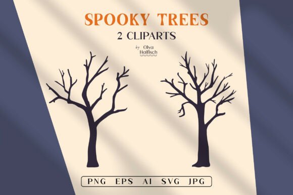 Download Spooky Trees SVG. Halloween PNG Clipart - Spooky Collection