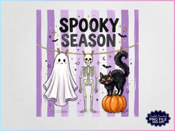 Download Preppy Spooky Season Halloween Ghost PNG - Spooky Collection