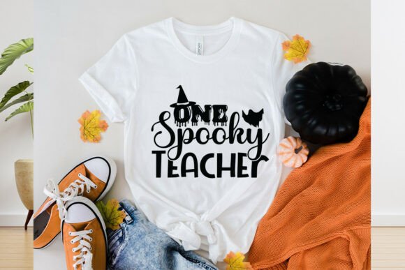 Download One Spooky Teacher SVG Cut File - Spooky Collection