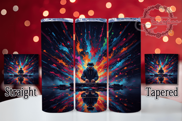 Download EDM DJ Party Tumbler Wrap - Party Collection