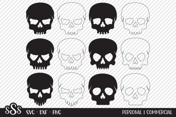 Download Skull Bundle - Halloween Designs - Halloween design Collection
