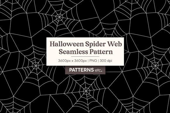 Download Halloween Spider Web Seamless Pattern - Premium Resources