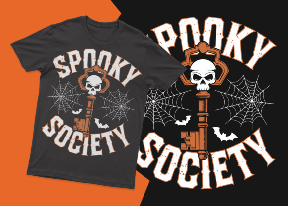 Download Spooky Society Skull Key Halloween EPS - Spooky Collection