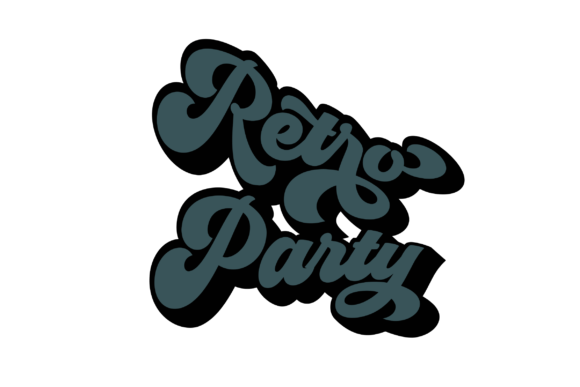 Download “Retro Party” - Groovy Text - Party Collection