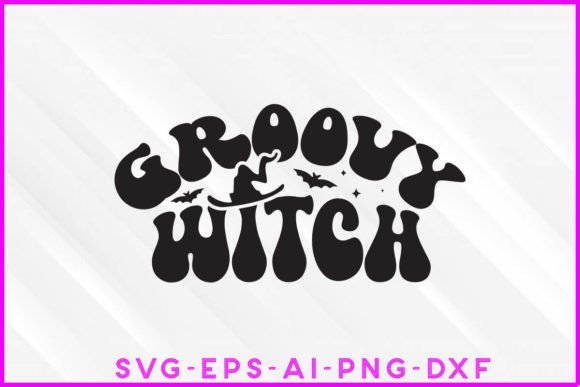 Download Groovy Witch Halloween Design Spooky Tee - Spooky Collection