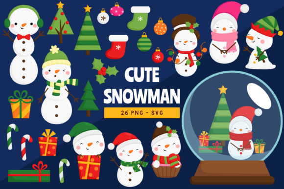 Download Doodle Winter Snowman Seasonal Clipart - Seasonal clipart Collection