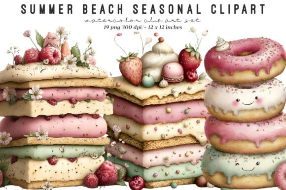 Download Summer Beach Seasonal Clipart - Seasonal clipart Collection